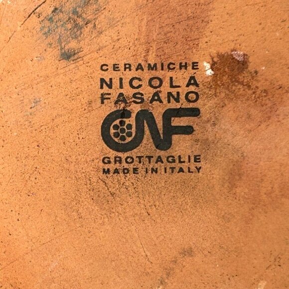 Ceramiche Nicola Fasano Pottery Vinegar Oil Pitcher Stoneware Grottaglie Italy - Picture 4 of 10